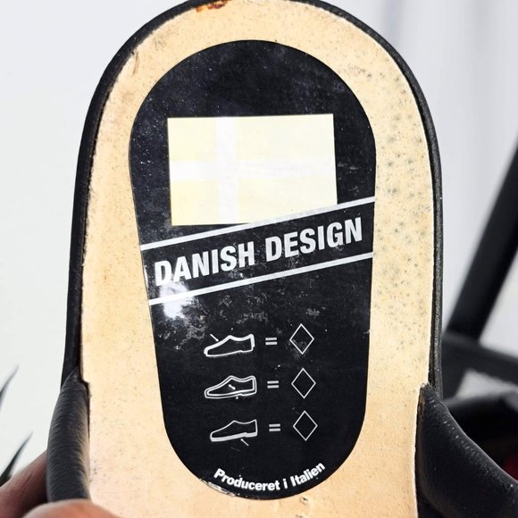 Danish Design Made in Italy Women's Black Clogs Size 39 - Picture 6 of 11